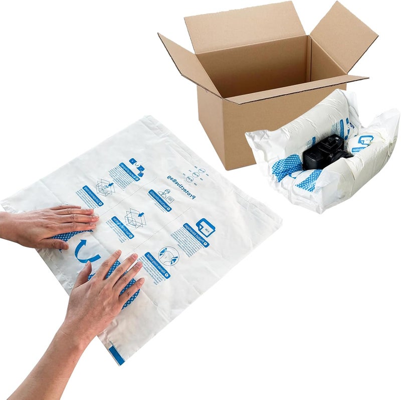 Ozbobo 4 pcs 18''*18'' Expanding Foam Packing For Shipping PC & Valuables & Fragile Moving Supplies For Irregular-Shaped Items Shockproof Bubble Wrap for moving Applied For Industrial Private Dual Use - Image 1
